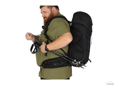 Рюкзак OspreyTalon 33 Extended Fit, Black/Coal Grey - фото