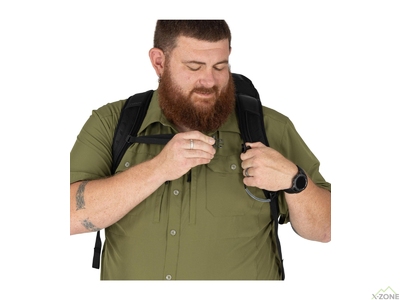 Рюкзак OspreyTalon 33 Extended Fit, Black/Coal Grey - фото