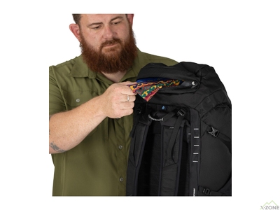 Рюкзак OspreyTalon 33 Extended Fit, Black/Coal Grey - фото