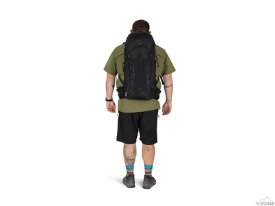 Рюкзак OspreyTalon 33 Extended Fit, Black/Coal Grey - фото
