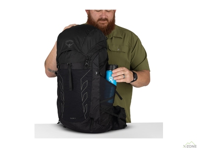 Рюкзак OspreyTalon 33 Extended Fit, Black/Coal Grey - фото