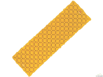 Надувной коврик Terra incognita Tetras желтый - фото