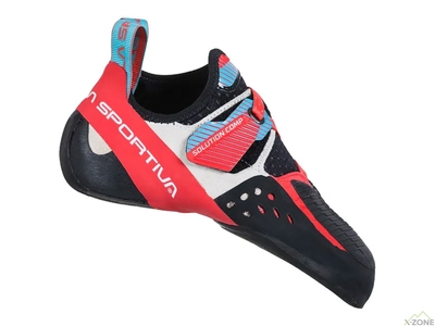 Скальные туфли La Sportiva Solution Comp Woman hibiscus/malibu blue (30A402602) - фото