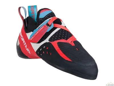 Скальные туфли La Sportiva Solution Comp Woman hibiscus/malibu blue (30A402602) - фото