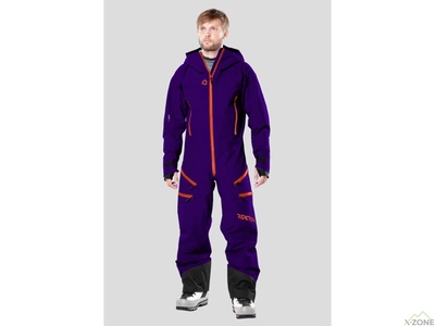 Комбинезон Reactor Backcountry Hardshell Suit Orca Violet Orangezip - фото