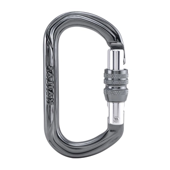 Карабин Kailas Obbo Oval Screw Gate Carabiner, Iron Gray - фото