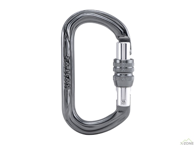 Карабин Kailas Obbo Oval Screw Gate Carabiner, Iron Gray - фото