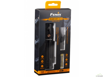 Фонарь ручной Fenix PD36R+фонарь ручной Fenix E01 V2.0 в подарок - фото