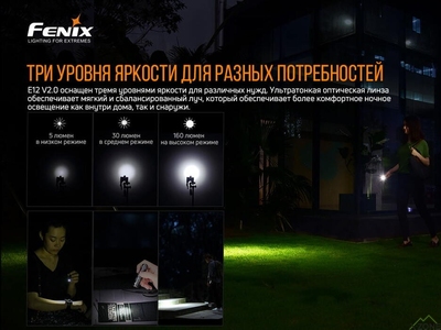 Ліхтар ручний Fenix E12 V2.0 - фото