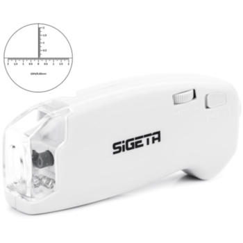 Мікроскоп Sigeta MicroGlass 40x R/T (зі шкалою) (65136) - фото