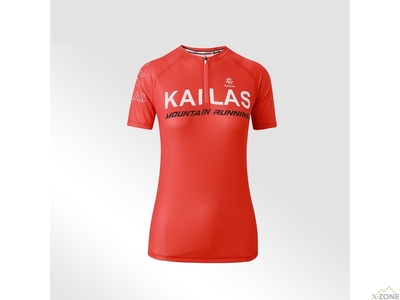Футболка Kailas Windbreak Mountain Running Functional T-shirt Women's, Red (KG207202) - фото