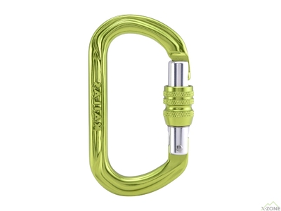 Карабин Kailas Obbo Oval Screw Gate Carabiner, Lime - фото