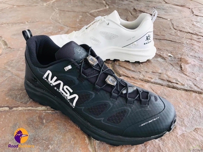 Кросівки для трейлранінгу Kailas Fuga Pro Lightweight Mountain Running Shoes Men's NASA, Black White - фото