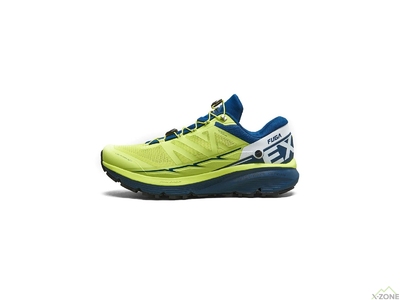 Кроссовки для трейлраннинга Kailas Fuga EX 2 Trail Running Shoes Men's, Light Green/Deep Blue - фото