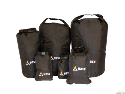 Гермомешок Yate Dry Bag Waterproof Sack XS/2L Black - фото