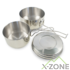 Набір посуду Yate YATE Pot Stainless steel, 3 parts - фото