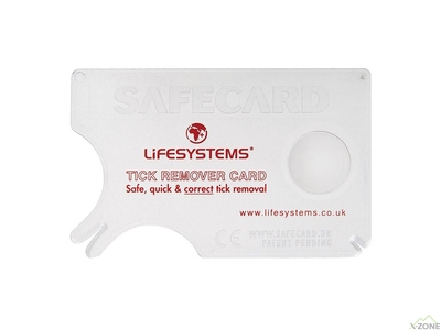 Картка для вилучення кліщів Lifesystems Tick Remover Card - фото