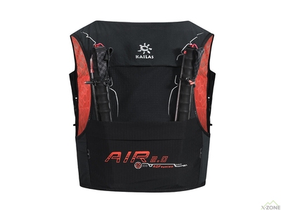 Рюкзак-жилет для трейлранінгу Kailas Fuga Air 8 II Trail Running Vest, Flame Red - фото