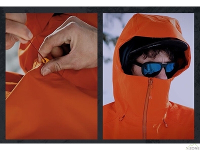 Куртка штормовая Kailas Mont-X Hardshell Jacket Men's, Orange - фото