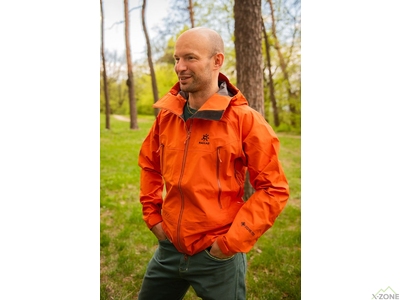 Куртка штормова Kailas Mont-X Hardshell Jacket Men's, Orange - фото