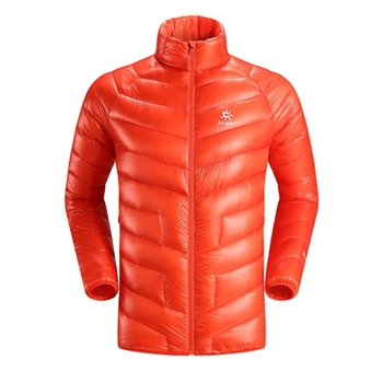 Куртка пуховая Kailas Mont Lightweight Water-repellent Down Jacket Men's, Flame Red - фото