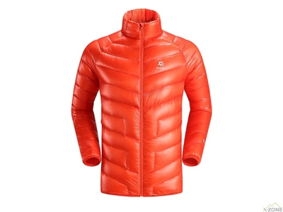 Куртка пухова Kailas Mont Lightweight Water-repellent Down Jacket Men's, Flame Red - фото