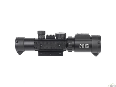 Оптический прицел KONUS KONUSPRO AS-34 2-6x28 MIL-DOT IR - фото