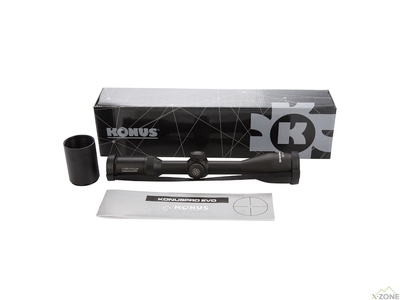 Оптичний приціл KONUS KONUSPRO-EVO 3-12x50 30/30 Cross IR - фото