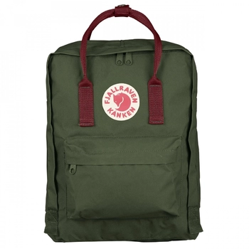 Рюкзак Fjallraven Kanken Forest Green/Ox Red - фото