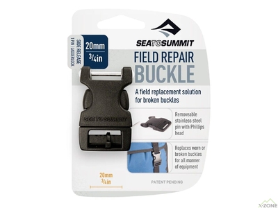 Пряжка Sea To Summit Buckle Side Release 1 PIN Black, 20 мм (STS AFRB20SRPA) - фото