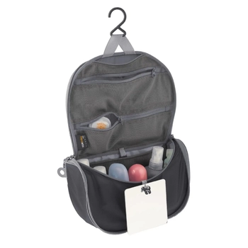 Косметичка Sea to Summit - Travelling Light Hanging Toiletry Bag, Black/Grey, - фото