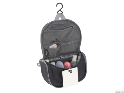 Косметичка Sea to Summit Travelling Light Hanging Toiletry Bag, Black/Grey, - фото