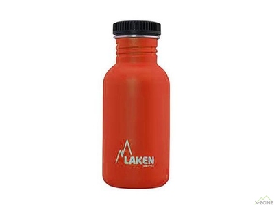 Бутылка для воды LAKEN Basic Steel Bottle 0,5L - PP Cap Red 0,5L - фото