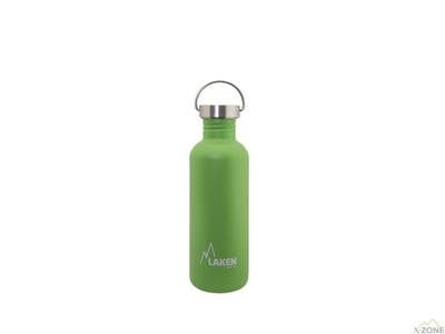 Пляшка для води LAKEN Basic Steel Vintage Bottle 0,75L Green 0,75L - фото