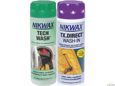 Набір Nikwax Twin Pack - Tech Wash 300ml + TX Direct 300ml - фото
