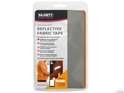 Самоклеюча світловідбиваюча стрічка Gear Aid by McNett Tenacious Tape Reflective - фото