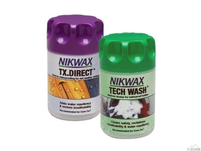 Набор Nikwax Twin Pack (Tech wash 150 мл + TX Direct 100 мл) - фото