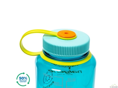 Фляга для води Nalgene Wide Mouth Sustain Water Bottle 1L ,Cerulean - фото