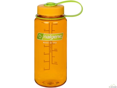 Фляга для воды Nalgene Wide Mouth Sustain Water Bottle 1L Clementine - фото