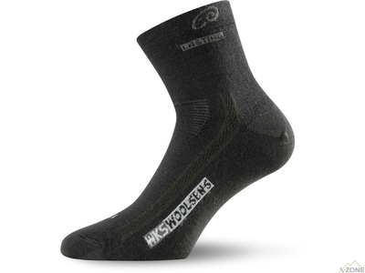 Шкарпетки трекінгові Lasting WKS 900, Black - фото
