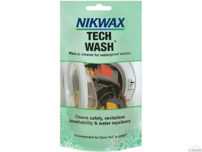 Засіб для прання мембран Nikwax Tech Wash Pouch 100ml - фото