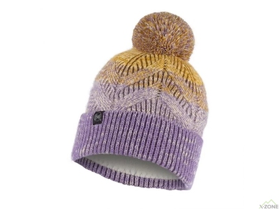 Шапка Buff Knitted & Fleece Hat Masha Lavender - фото