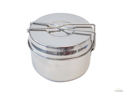 Набір посуду Yate Pot Basic stainless steel 3 parts - фото