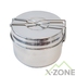 Набор посуды Yate Pot Basic stainless steel 3 parts - фото