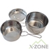 Набір посуду Yate Pot Basic stainless steel 3 parts - фото