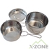 Набор посуды Yate Pot Basic stainless steel 3 parts - фото