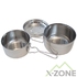 Набор посуды Yate Pot Basic stainless steel 3 parts - фото