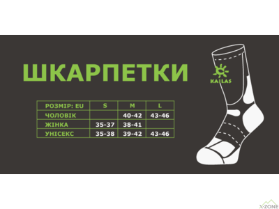 Носки городские Kailas Low Cut Travel Socks Unisex - Vintage Blue - фото