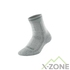 Шкарпетки трекінгові (2 пари) Kailas Aoxue Ⅳ Mid Cut Hiking Socks Women's - Mid Gray/Violet - фото