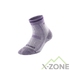 Шкарпетки трекінгові (2 пари) Kailas Aoxue Ⅳ Mid Cut Hiking Socks Women's - Mid Gray/Violet - фото